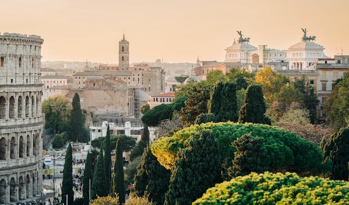 Rome at sunrise, Italy