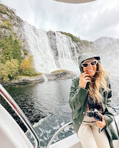 Travel Expert Caroline Quinn in Norway