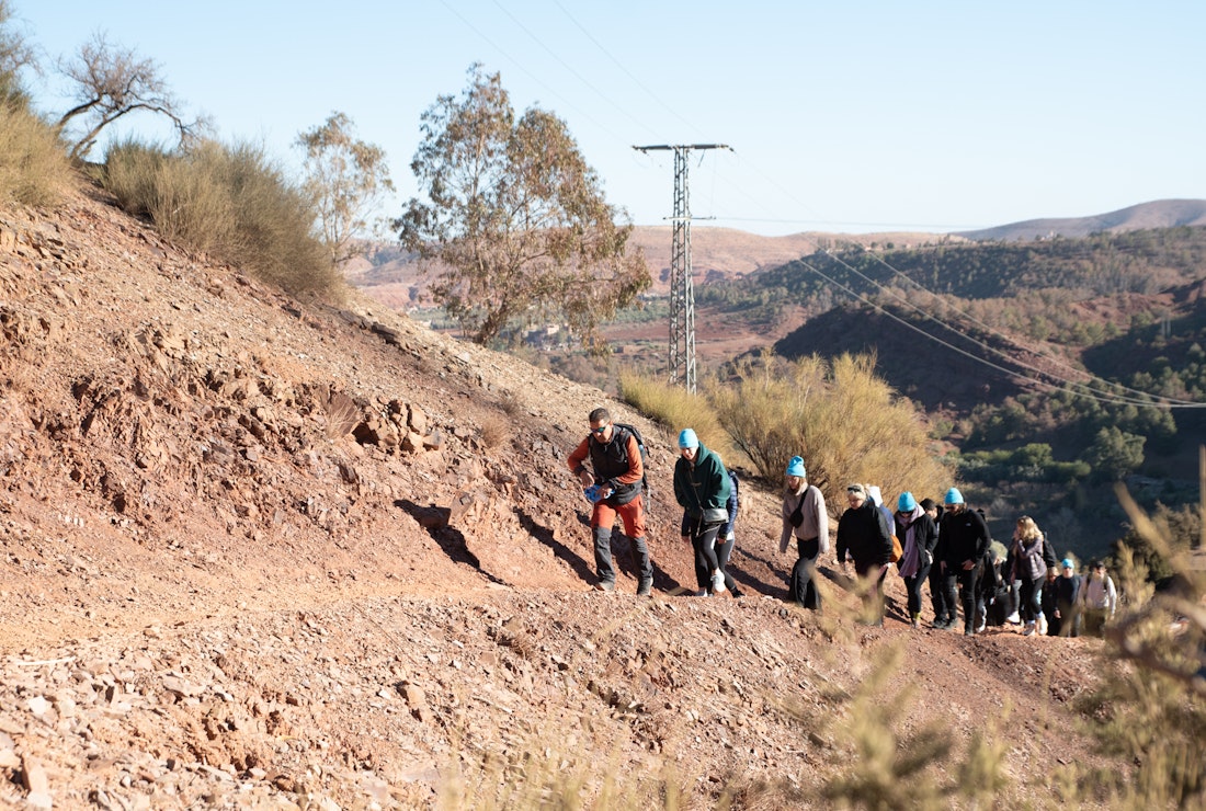 hiking in the atlas mountains in morocco