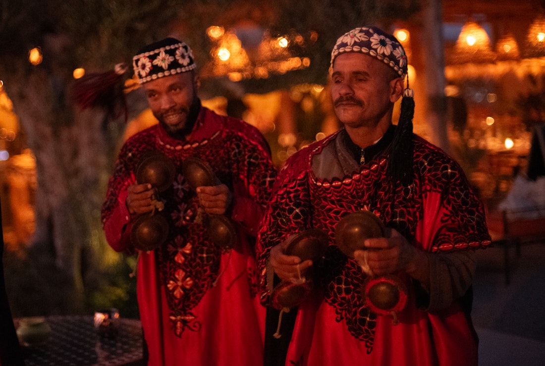 berber music in agafay desert in morocco